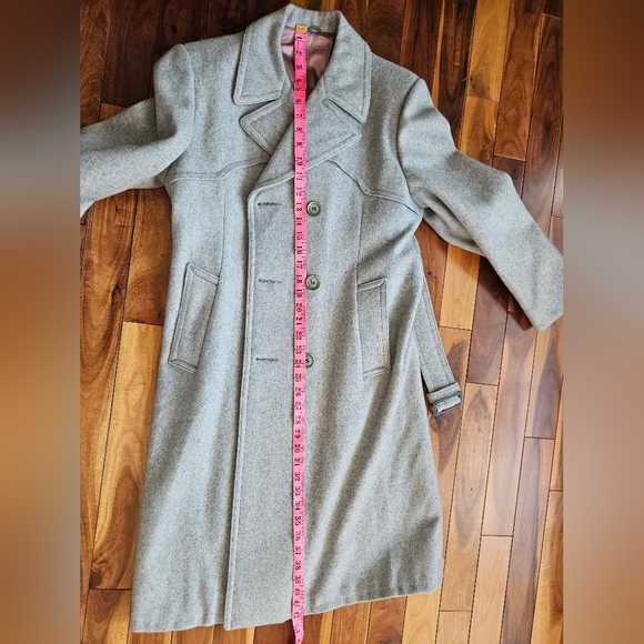 IL Classico grey wool trench jacket - Picture 13 of 16